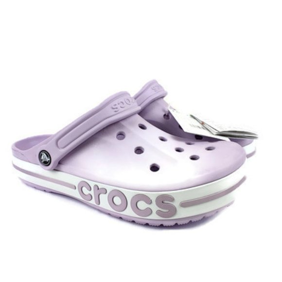 CROCS Lavender Bayaband Unisex Clogs W9/M7 NWT - Picture 8 of 10